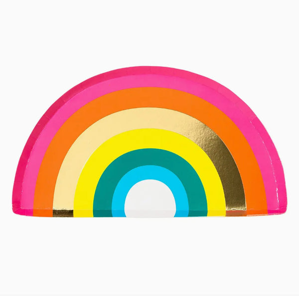 Rainbow Paper Plate