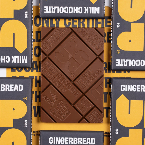 Gingerbread milk chocolate bar