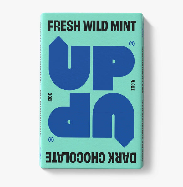 Wild Mint dark chocolate bar