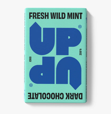 Wild Mint dark chocolate bar
