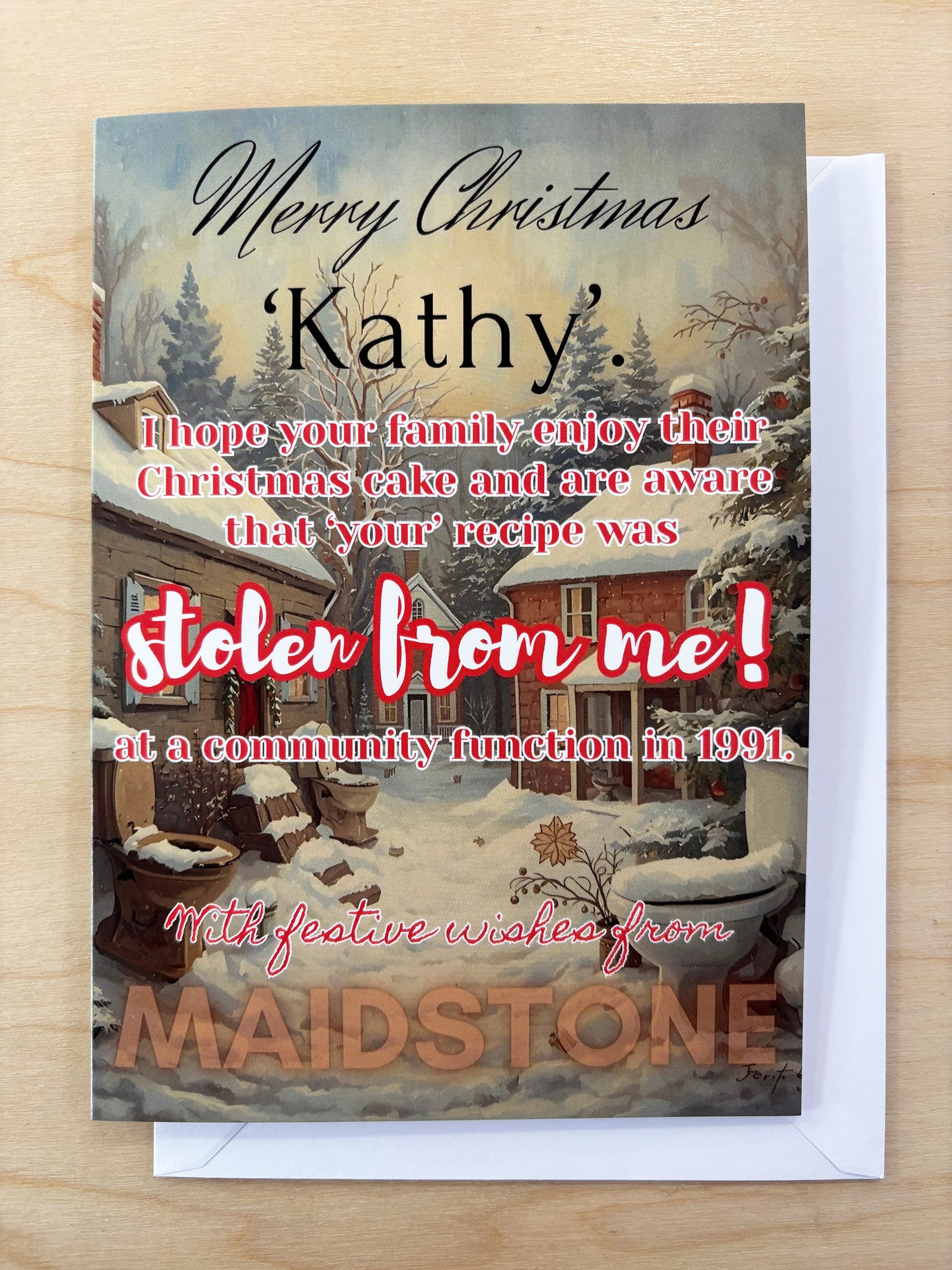 Merry Christmas Kathy Christmas card
