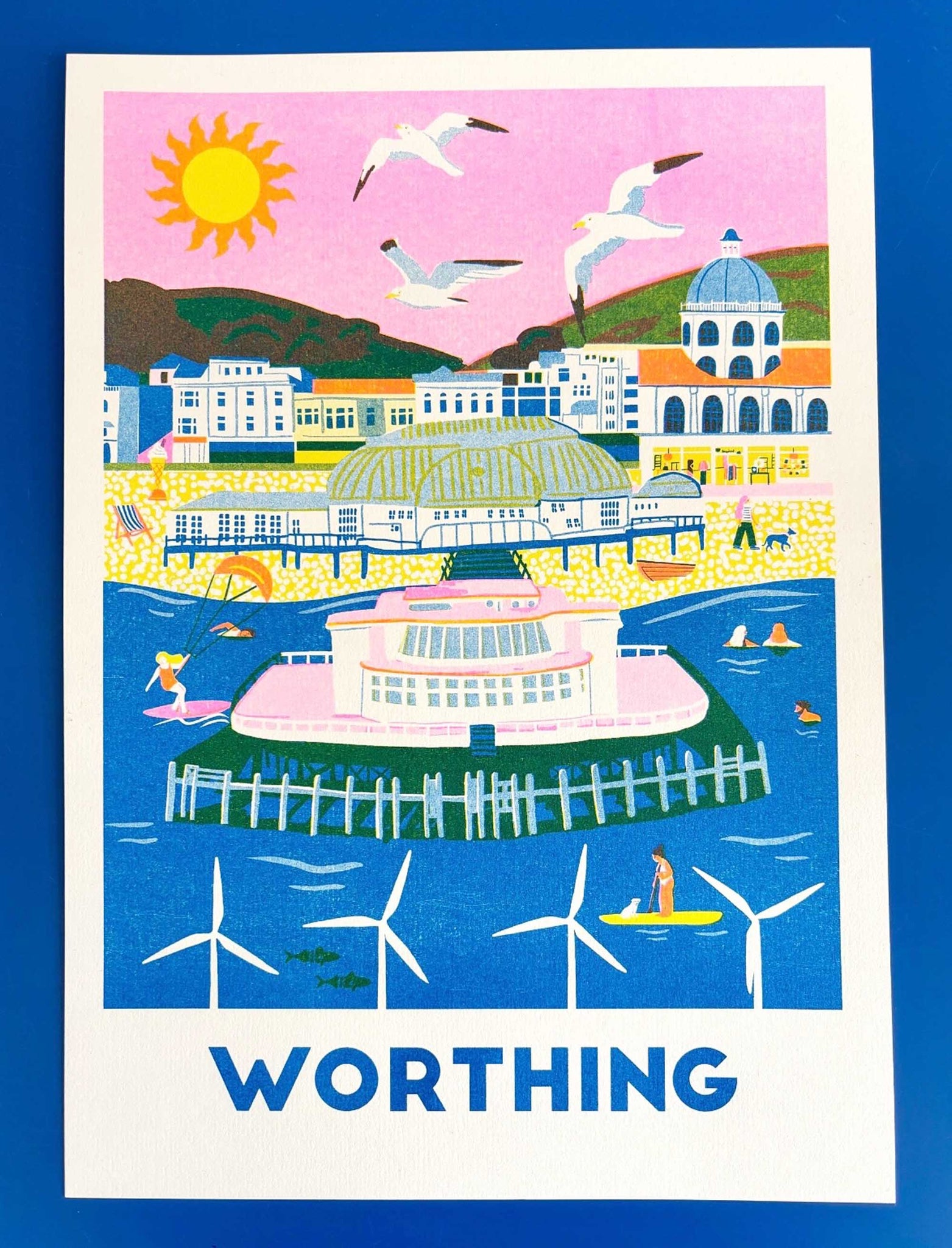Worthing riso print