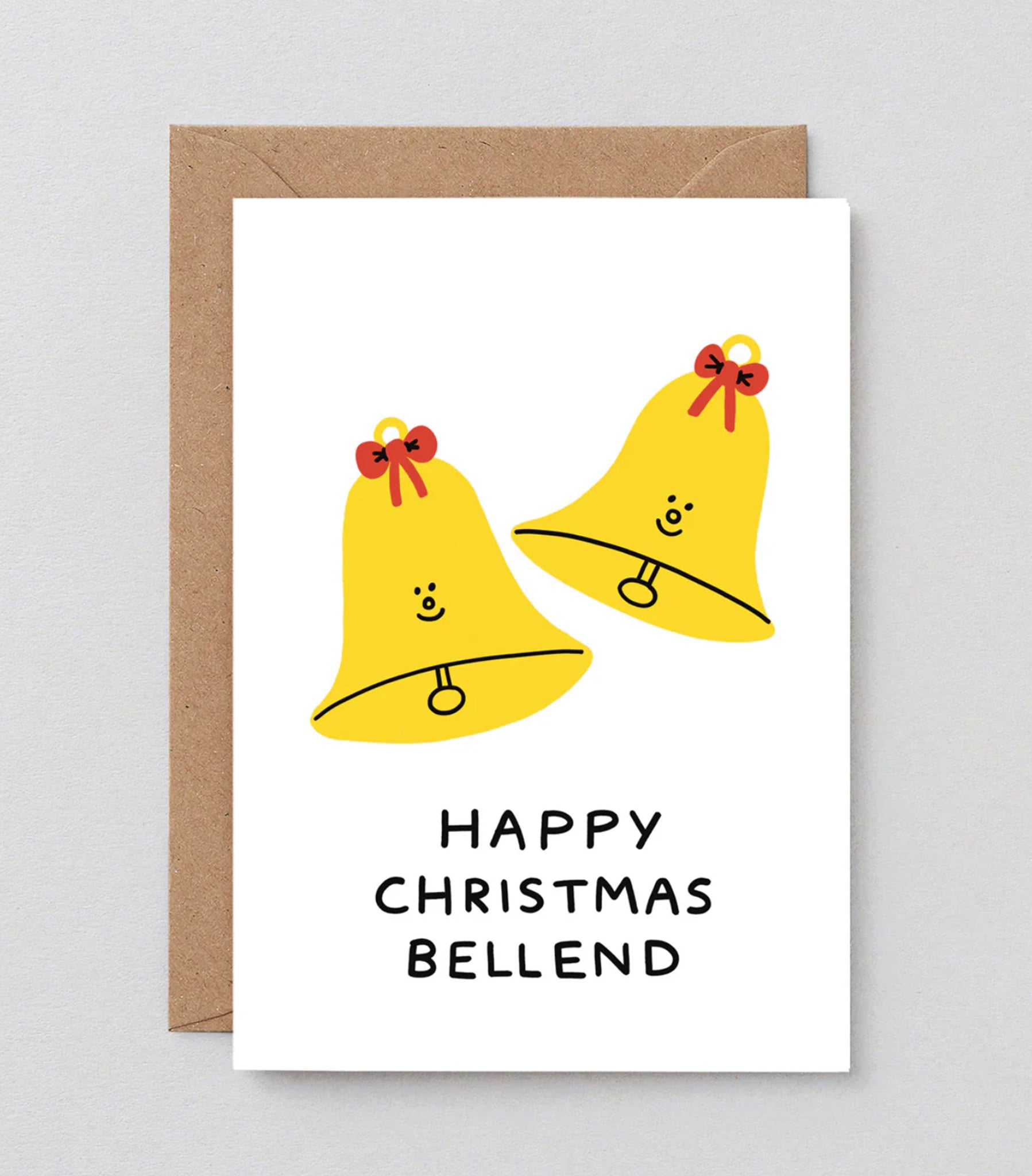 Happy Christmas Bellend card
