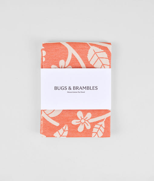 Bugs and Brambles tea towel