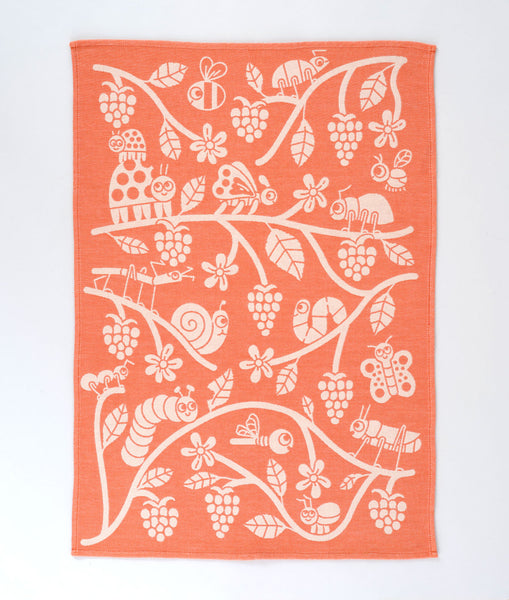 Bugs and Brambles tea towel