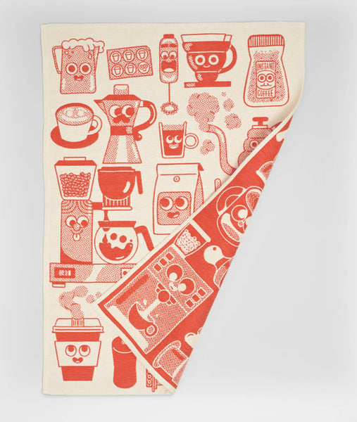 Coffee Time tea towel