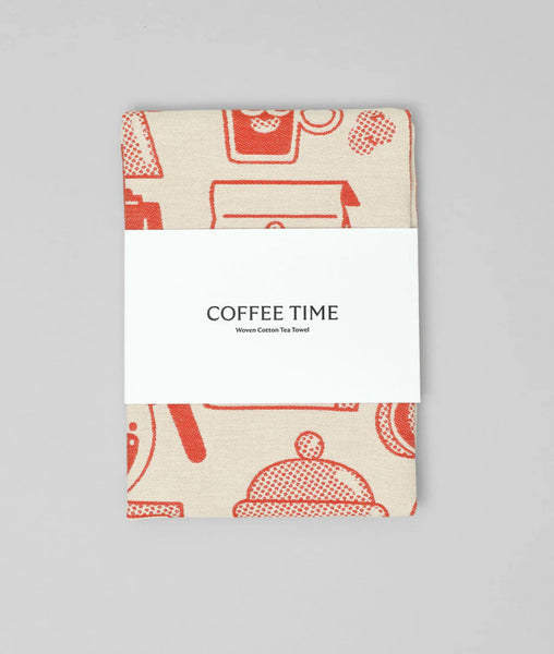 Coffee Time tea towel