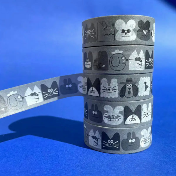 Joy Boys black and white washi tape