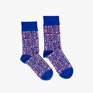 Kuba pink socks
