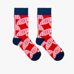 Masai pink and red socks