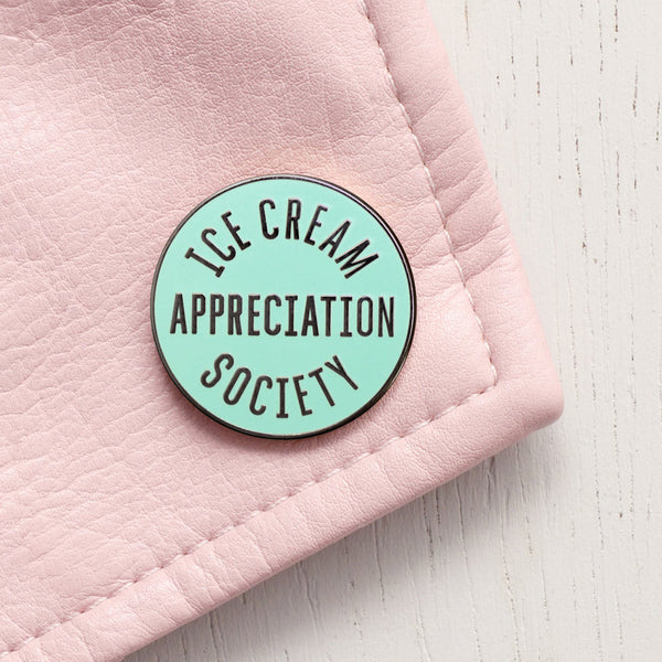 Ice Cream Appreciation Society pin