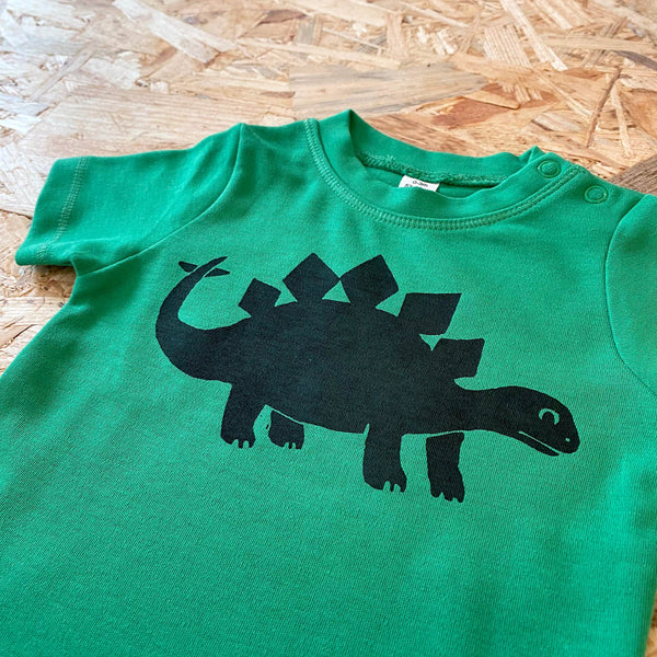 Stegosaurus dinosaur Baby T-Shirt