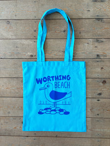 Worthing  Beach tote bag