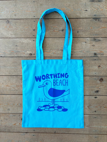 Worthing  Beach tote bag