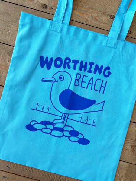 Worthing  Beach tote bag