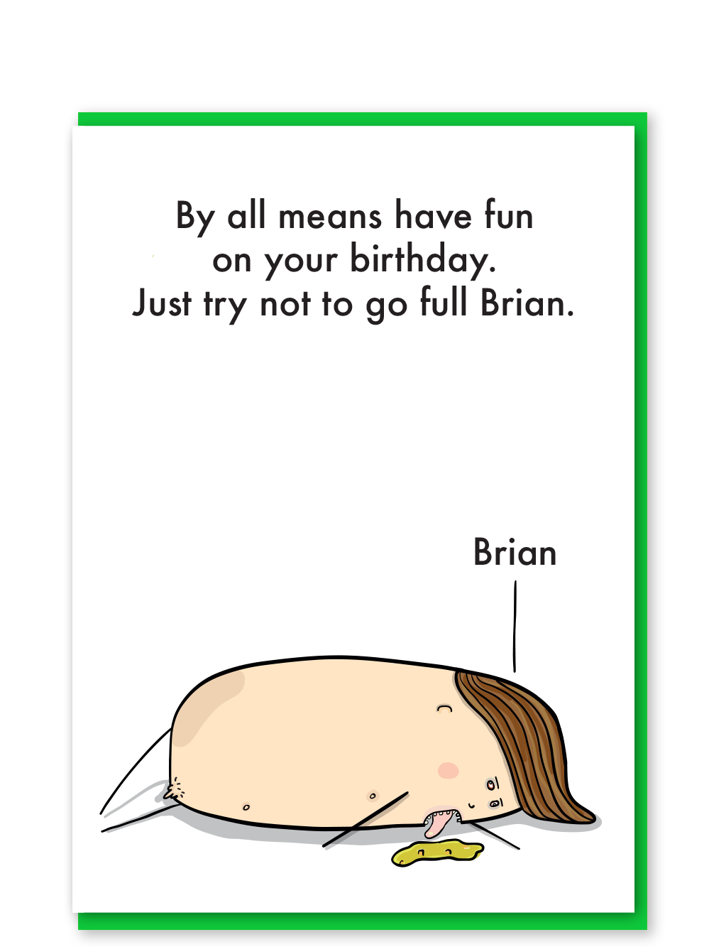 Brian birthday card