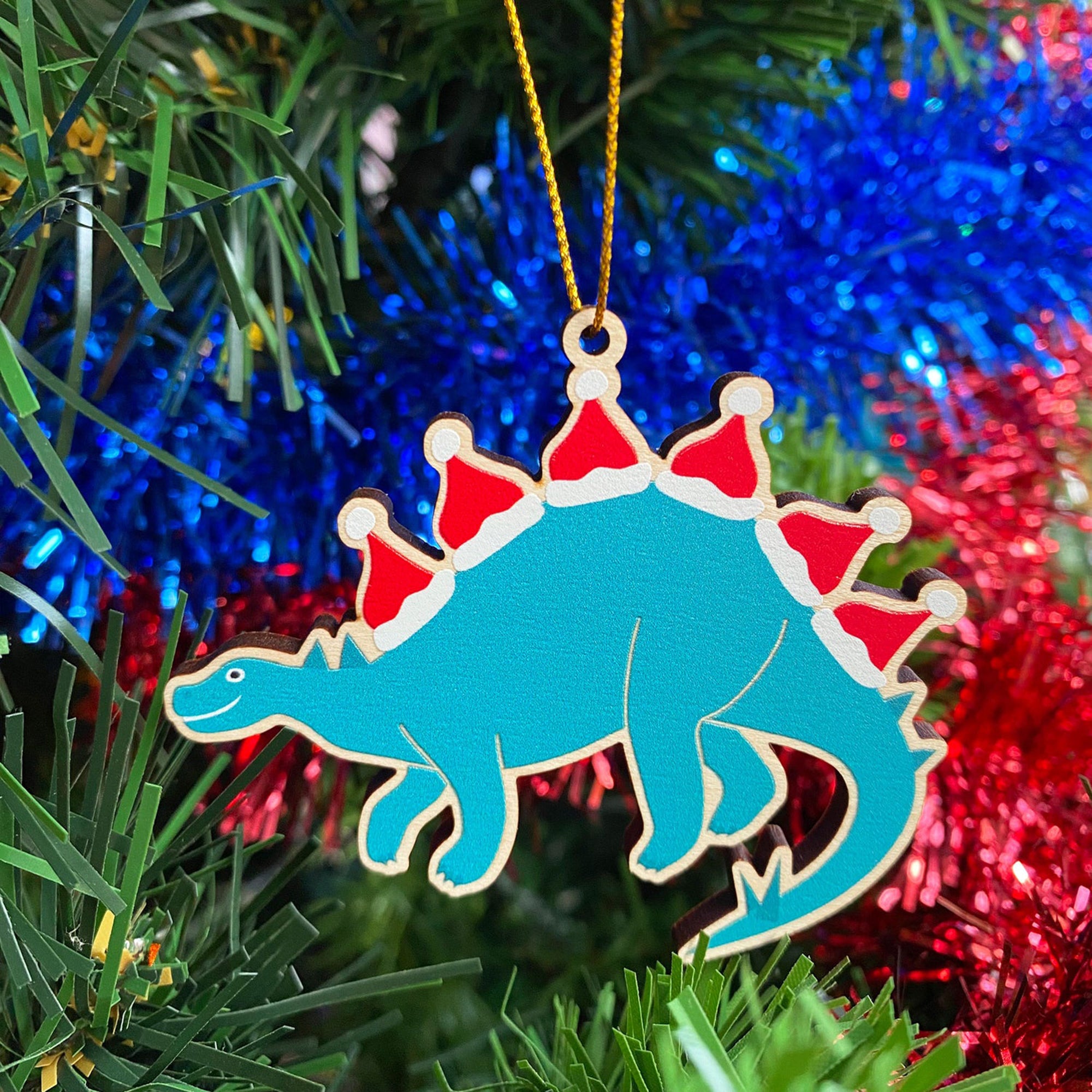 Stegosaurus Christmas decoration