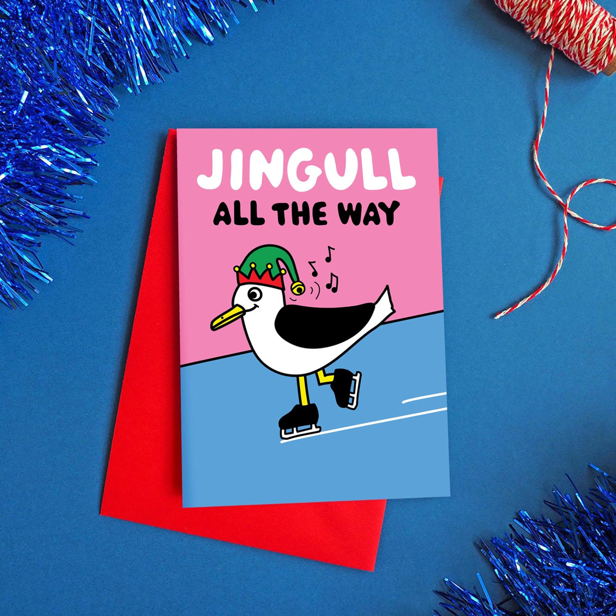 Jingull All The Way Christmas card