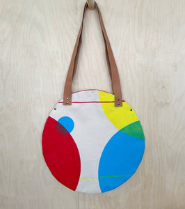 Large primary colour circular bag - Inspired 