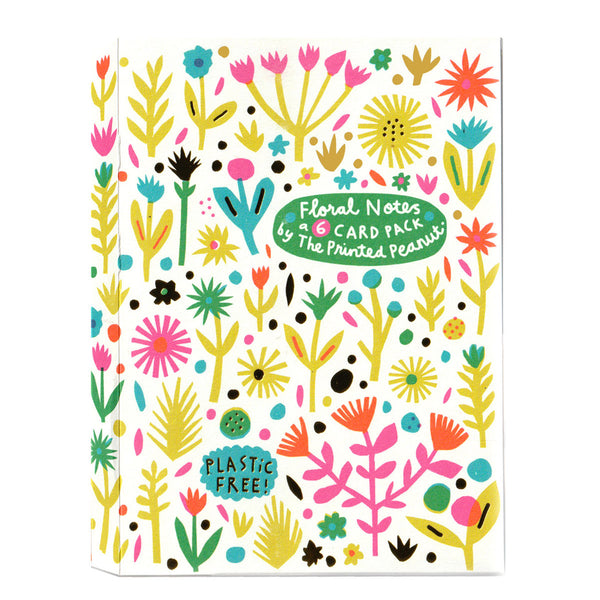 Floral notes card set