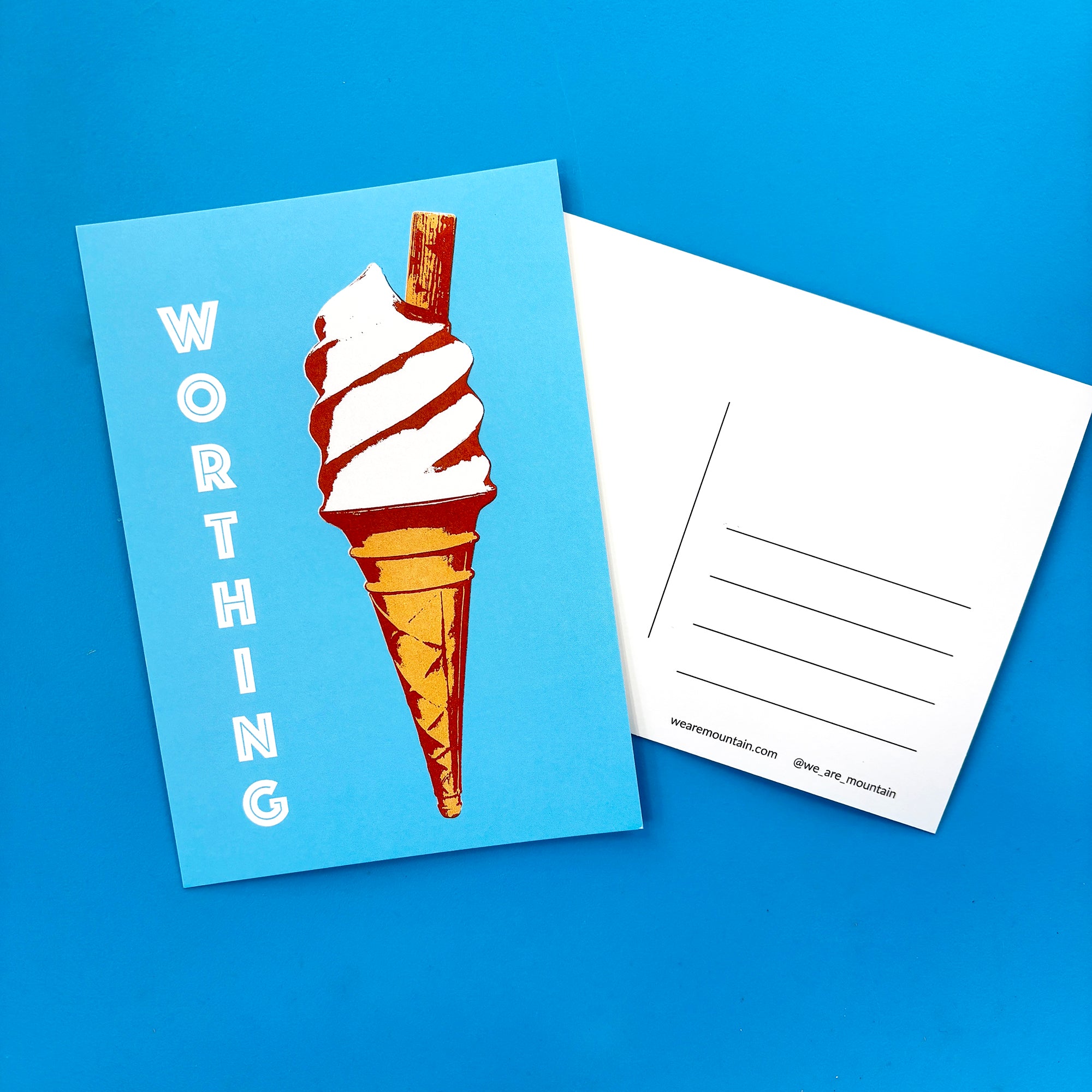 Worthing Ice Cream postcard