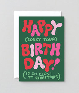 Happy (close to Christmas) card