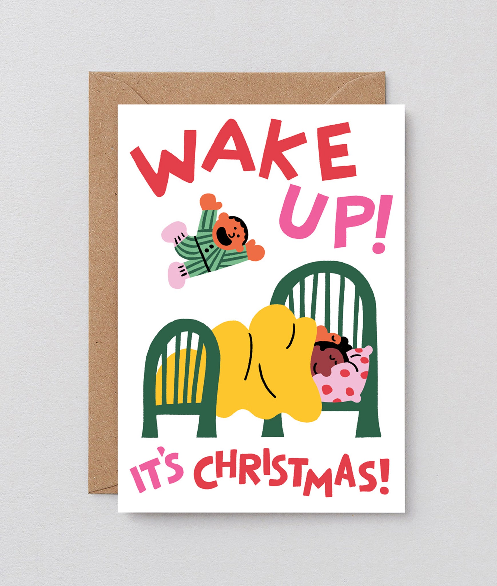 Wake up it's Christmas card