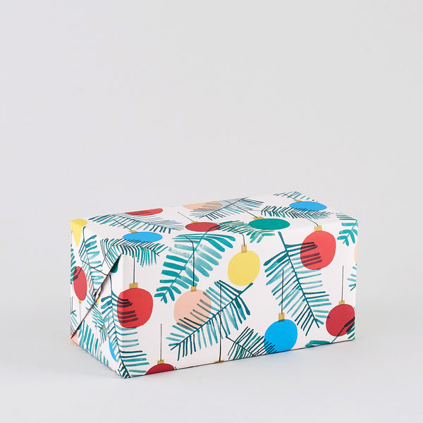 Baubles Christmas wrapping paper