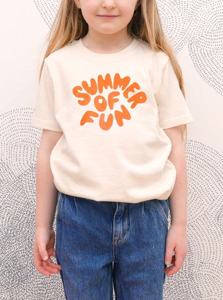 Summer of fun kids t-shirt