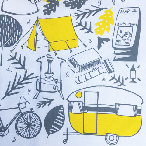 Camping Essentials tea towel - Inspired 
