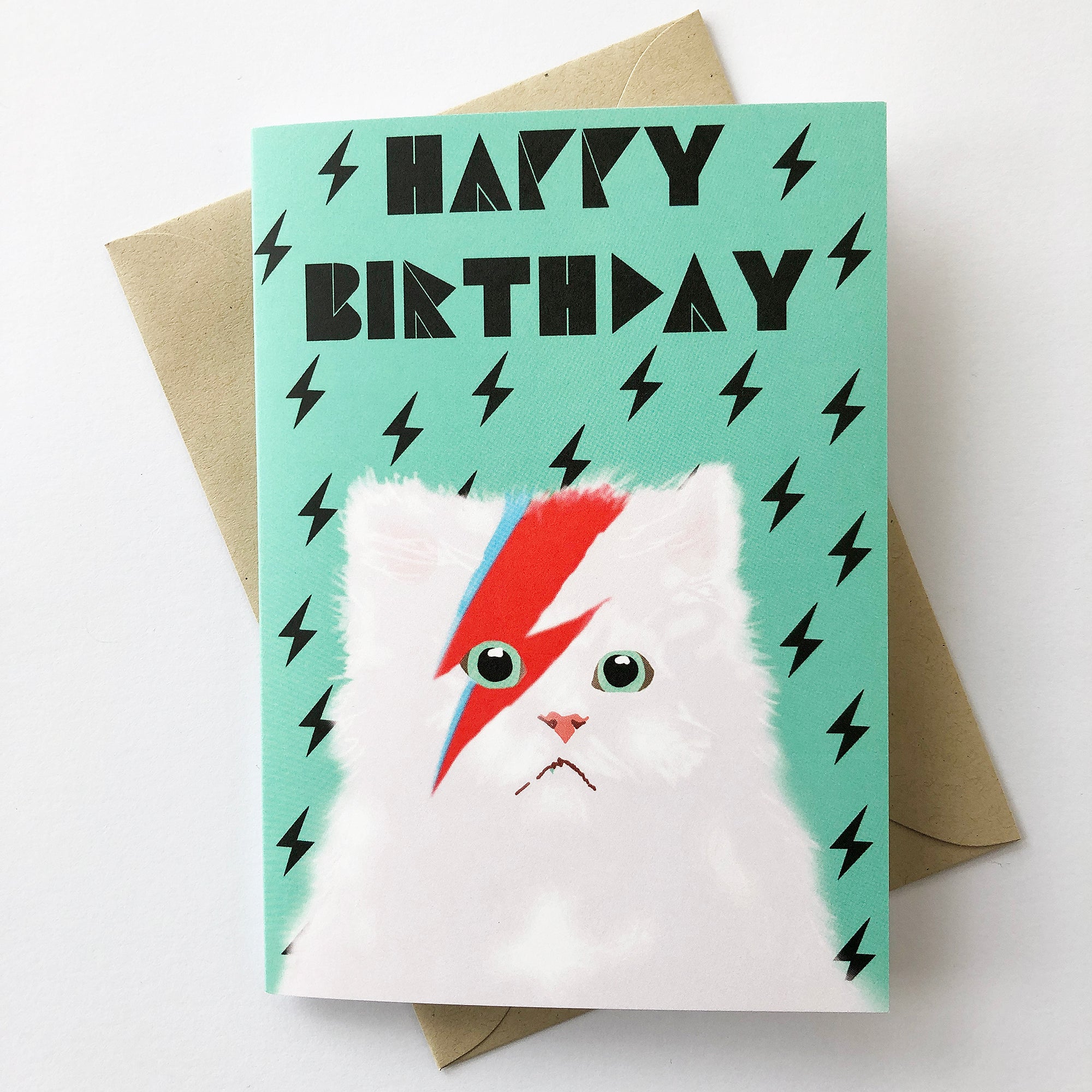 Meowie cat birthday card