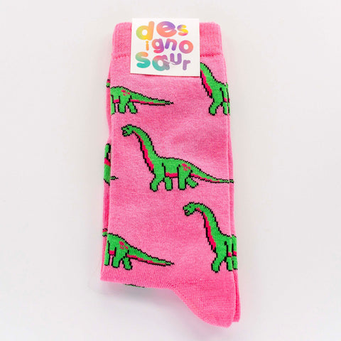 Diplodocus dinosaur socks