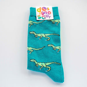 Raptor dinosaur socks