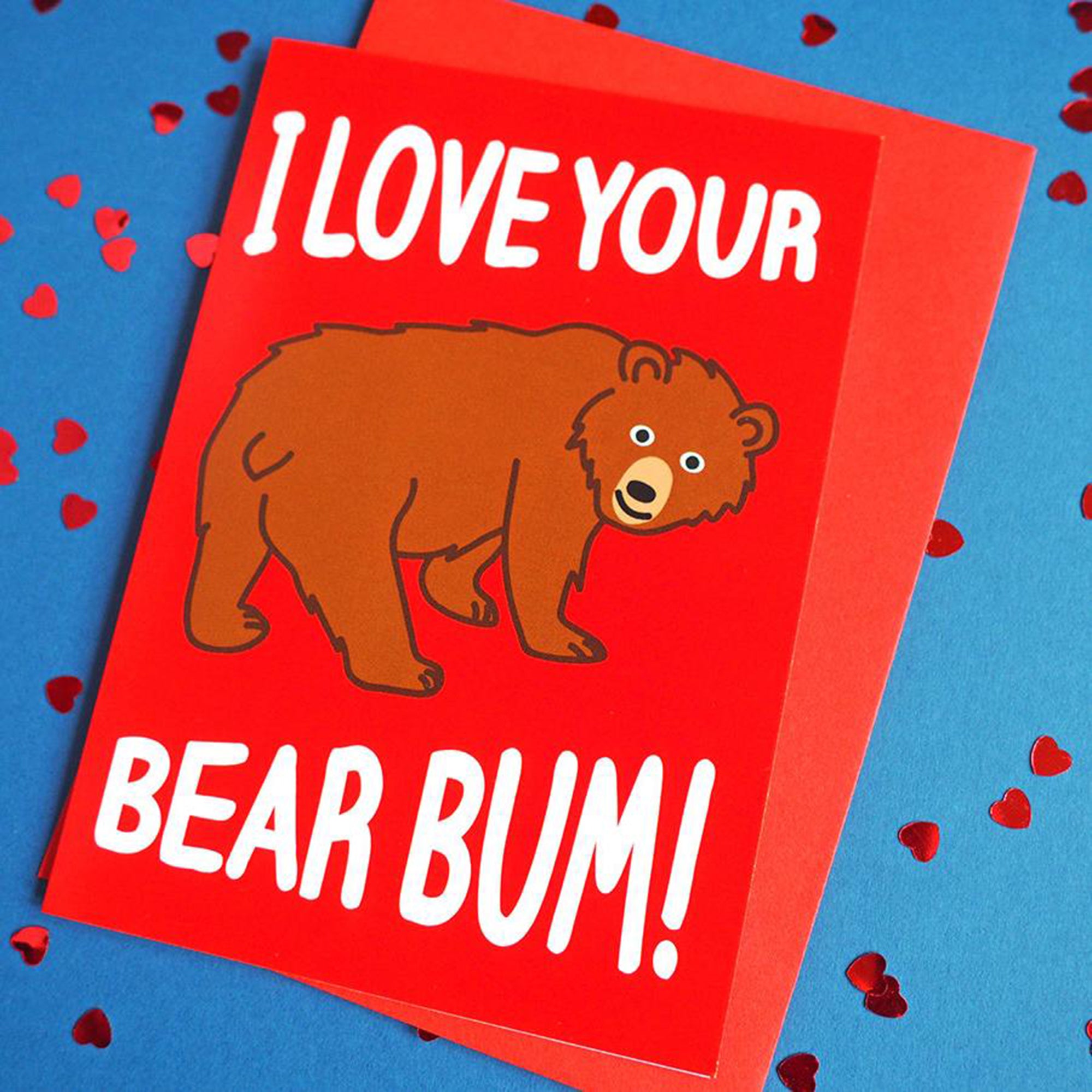 Bear Bum Card