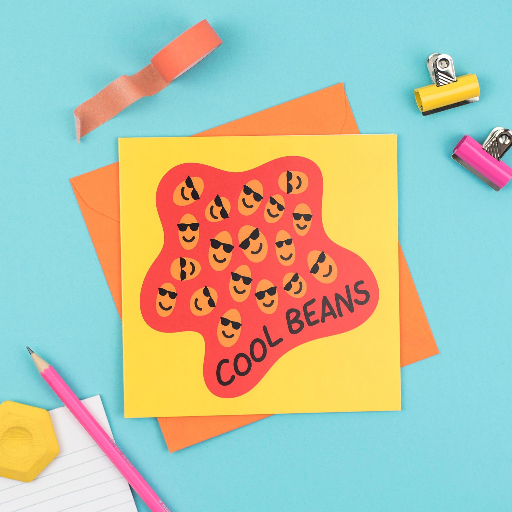 Cool Beans greetings card
