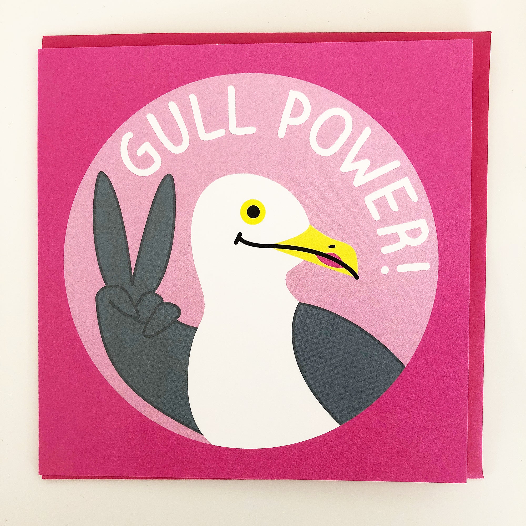 Gull Power greetings card