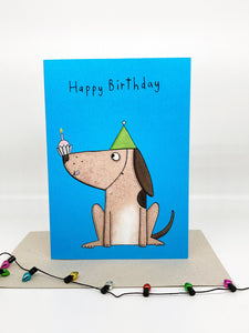Dog birthday card
