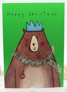 Bear Christmas card