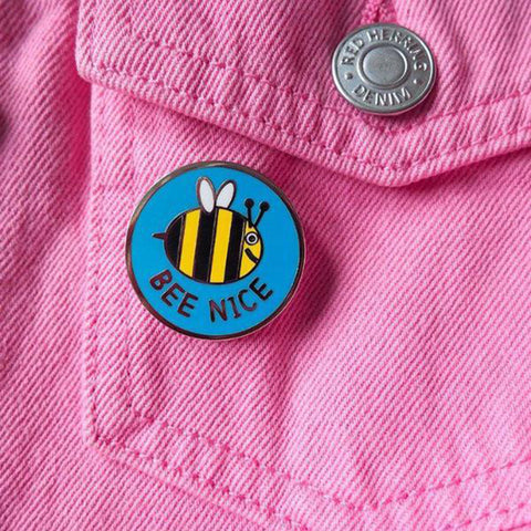 Bee Nice pin