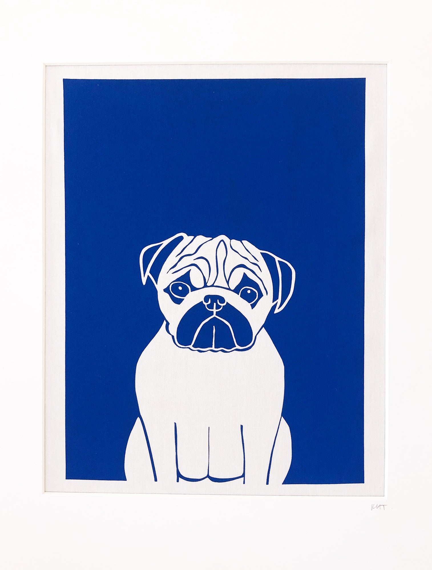 Pug screen print