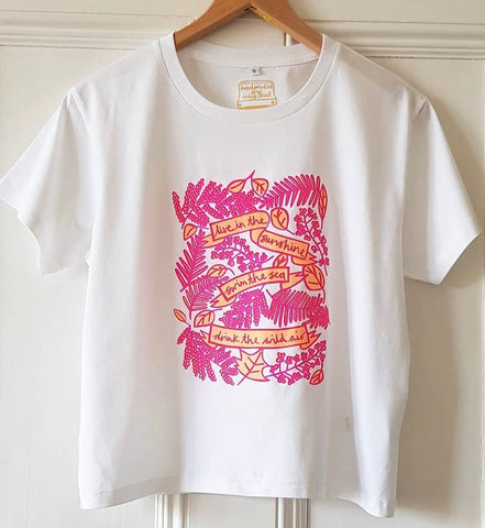 Live In The Sunshine slouchy ladies t-shirt