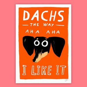 Dachs the way print