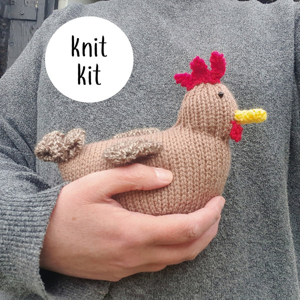 Henrietta the hen knit kit