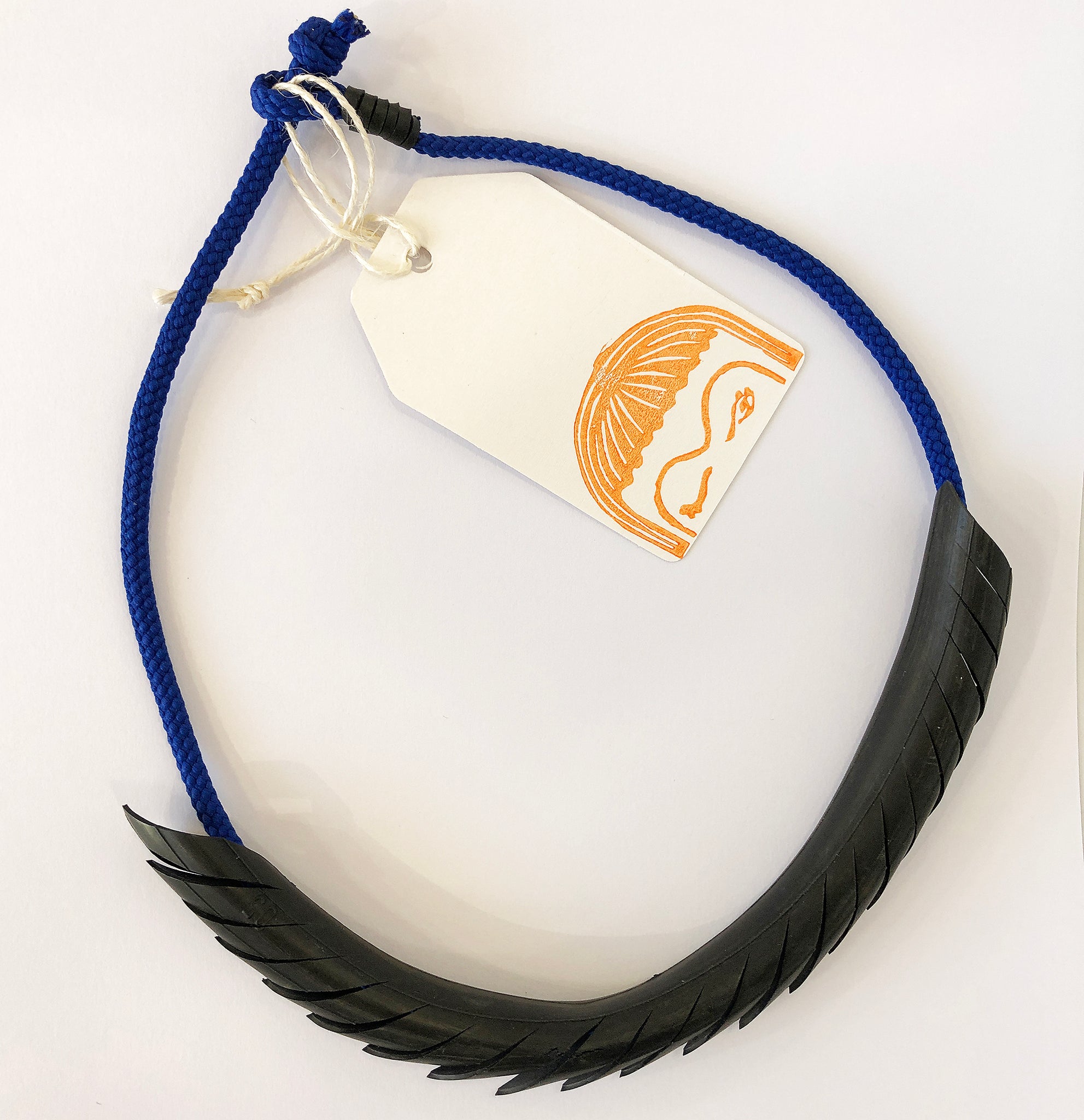 Inner tube necklace