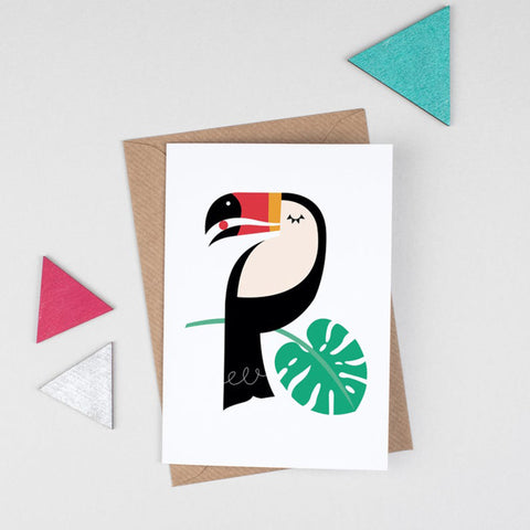 Toucan greetings card - Inspired 