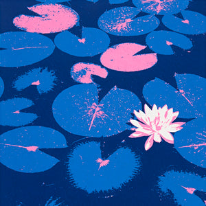 Lily Pond Greetings Card - Inspired 