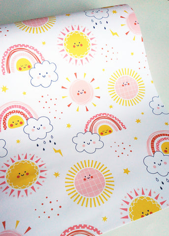 Sunshine wrapping paper