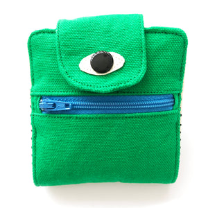 Green Cyclops wallet