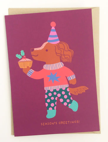 Season's greetings Christmas card