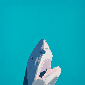 North Laine Shark Greetings Card - Inspired 